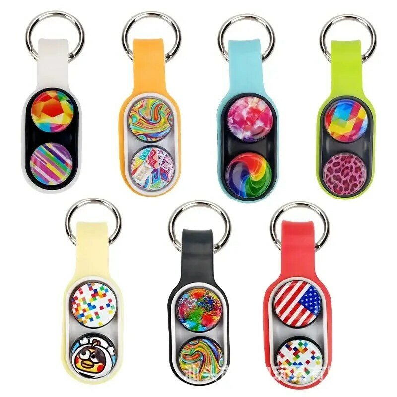 New Magnetic Fidget Decompression Toy Series Elastic Pop up Magnet Colorful Decompression Fidget Toys For Adults Kids Gifts