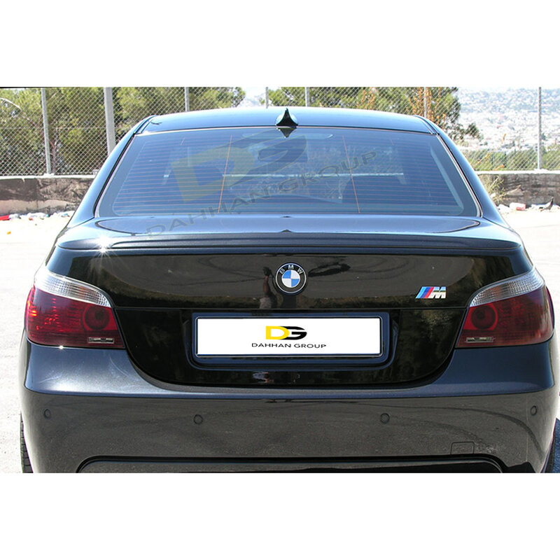 BMW 5 Serie E60 und E60 LCI 2003-2010 Hinten Stamm Spoiler Verlängerung Gemalt oder Raw Oberfläche Kunststoff E60 kit Hinten Flügel