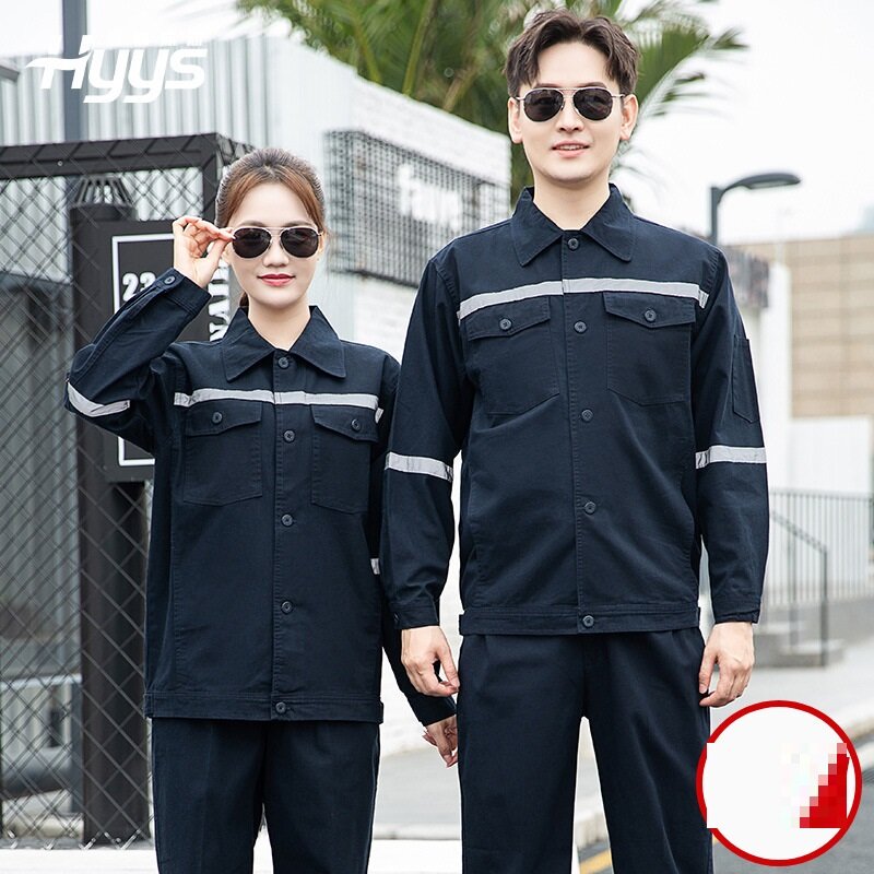 2023new Coal Miner Underground Labor Protection Workwear Suit Male Cotton Reflective Pants Welder Suit Tooling Work Coveralls