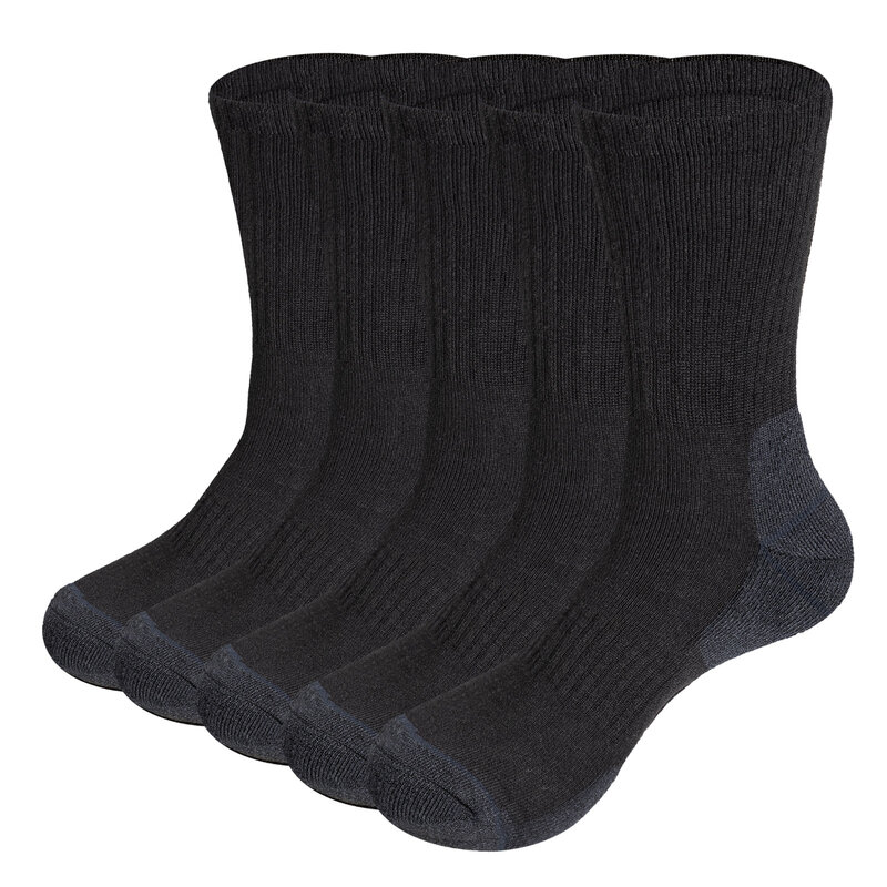 YUEDGE-calcetines termicos hombre invierno ，calcetines deportivos para hombre para baloncesto ciclismo running（5 pares/paquete）