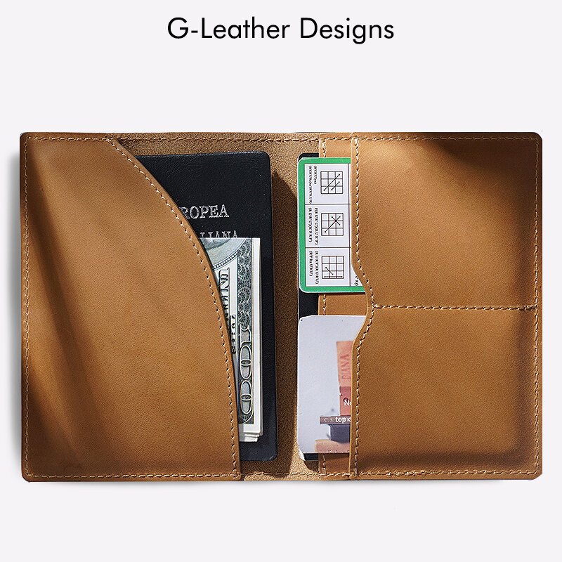 Держатель для паспорта из натуральной кожи, Обложка для кредитных карт из искусственной кожи, дорожный кошелек, органайзер для документов