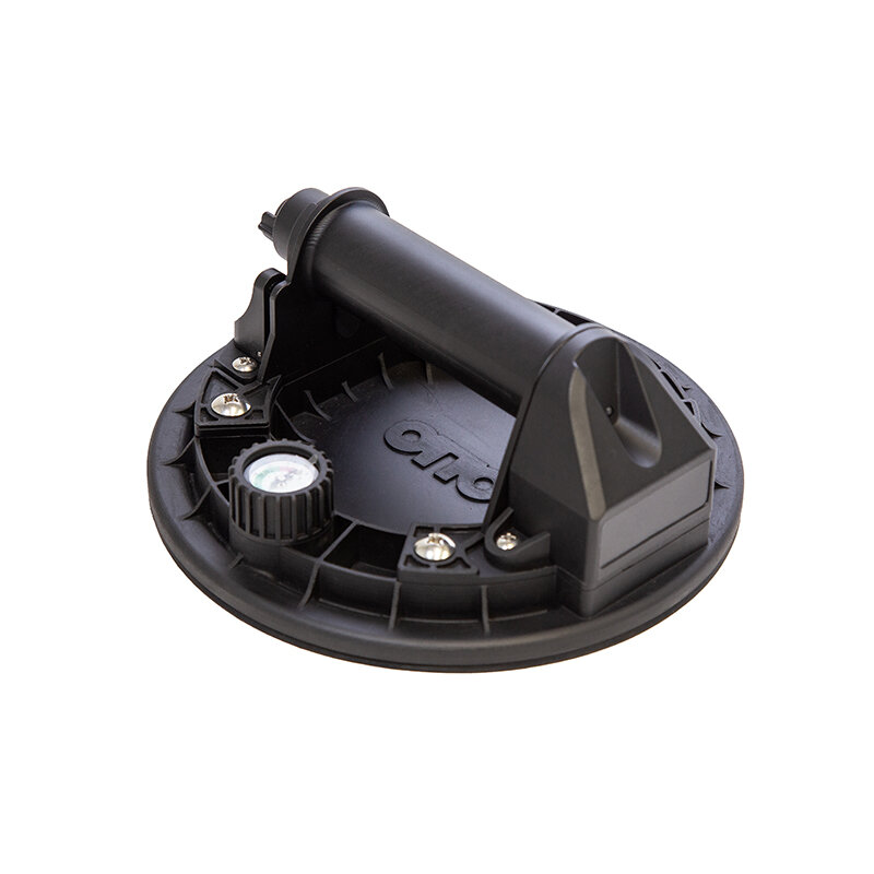Pompa Vakum Tangan Pemasangan ABS 200Kg Tugas Berat Pengangkat Pengisap Kaca 8 "Kemampuan Menyerap Kuat Pengangkat Cangkir Isap dengan Tekanan Ga