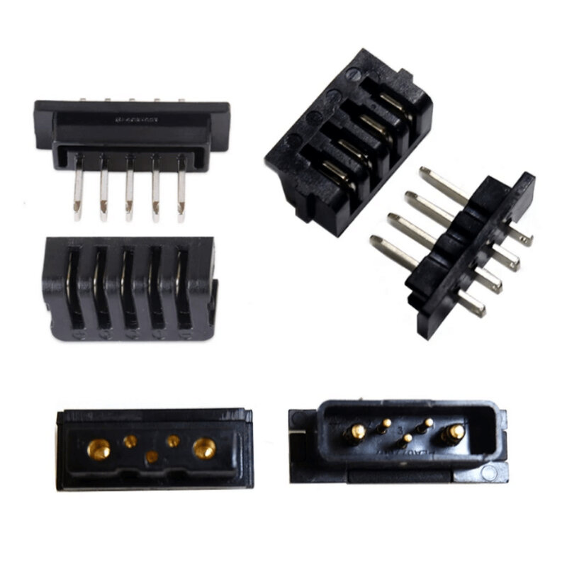 Hailong Ebike Battery Power discharge connector 4pins 5pins Male or Female Battery Base Plate Mouted Parts plug Replacement