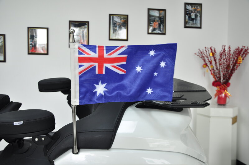 For honda Gold wing GL1800 Motorcycle accesorios Australia flagpole Popular Passenger Trunk tour Flag Flagpole tools-PANICAL