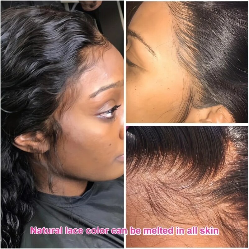 Short Curly Human Hair Bob Wig Water Lace Front Human Hair Wigs ForWomen PrePlucked Brazilian Glueless 13X5X1 Part Wig