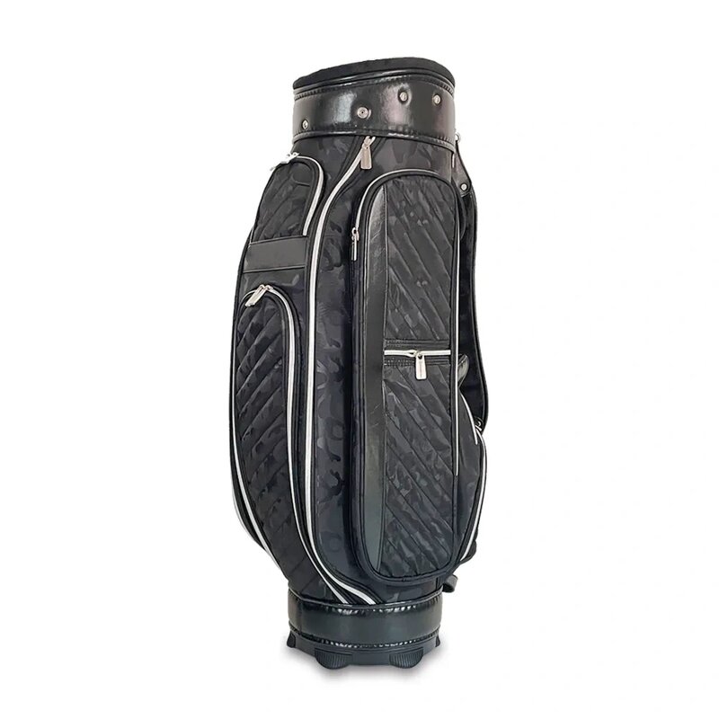 Pouch for Men Black Color Standard Portable Ultra-light Golf Bag with Large Capacity Package Convenient Golfers Move Golf Club