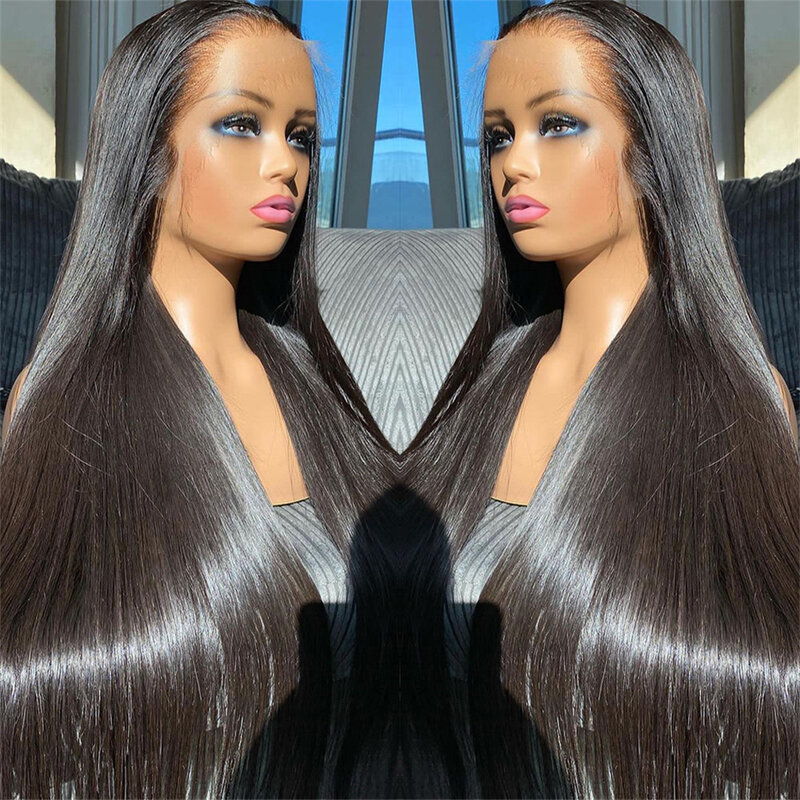 Hd Lace Pruik 13X6 Human Hair Steil Lace Frontale Pruiken Voor Vrouwen Keuze Lange 30 40 Inch Braziliaanse Lijmloze Pruiken Te Koop Goedkoop