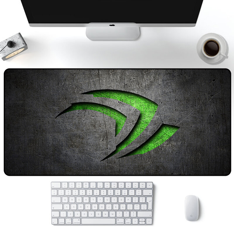 Nvidia Mouse Pad Large Gaming Mousepad PC Gamer XXL Computer Office Mouse Mat Silicone Keyboard Mat Desk Pad Laptop Mausepad