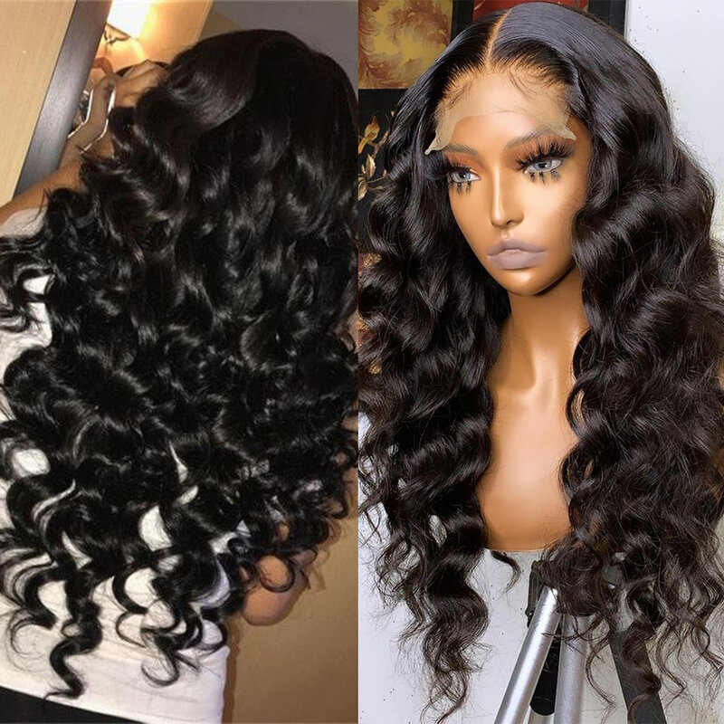 12A Loose Wave Bundles With Frontal 13*4 Ear To Ear Malaysian Virgin Human Hair 3 Bundles With Lace Closure Loose Deep Wave Hair