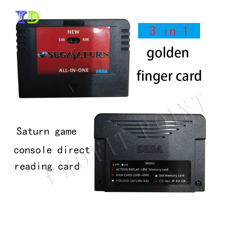 Sega Saturn Games Card, All in One, Pseudo-Saturn, KAI, 6.274Action Replay, 4 Mo, 8 Mo MemoryDirect Reading Treatmuqueuse