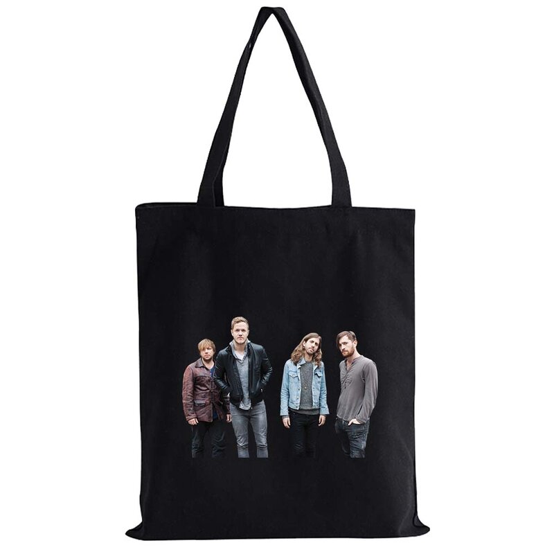 New Style Vintage Imagine Dragons Mercury Tour 2023 Shoulder Bag Tote Bags Women Shopping Bag Reusable High-capacity Handbags