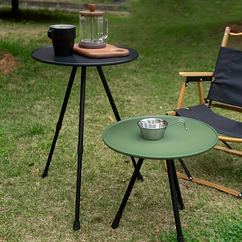 1PC przenośny stół składany teleskopowy ze stopu aluminium idealny do wędrówek na piknik kempingowy stół podróżny