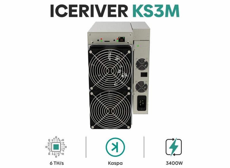 CR ซื้อ2ได้รับ1ฟรี KS3m iceriver (0TH/วินาที) aspa (Kas) Miner ใช้ได้ทันที