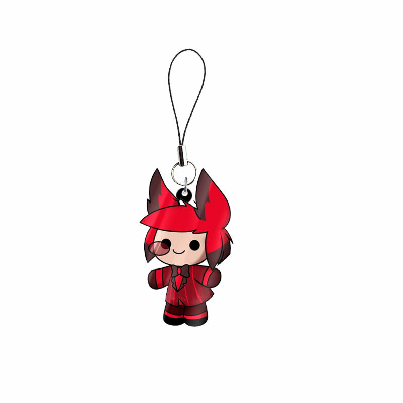 Popular Cartoon Alastor Chibis Key Chain  Alastor Keychains Ring for Accessories Bag Pendant Keyring Jewelry Fans Love Gifts