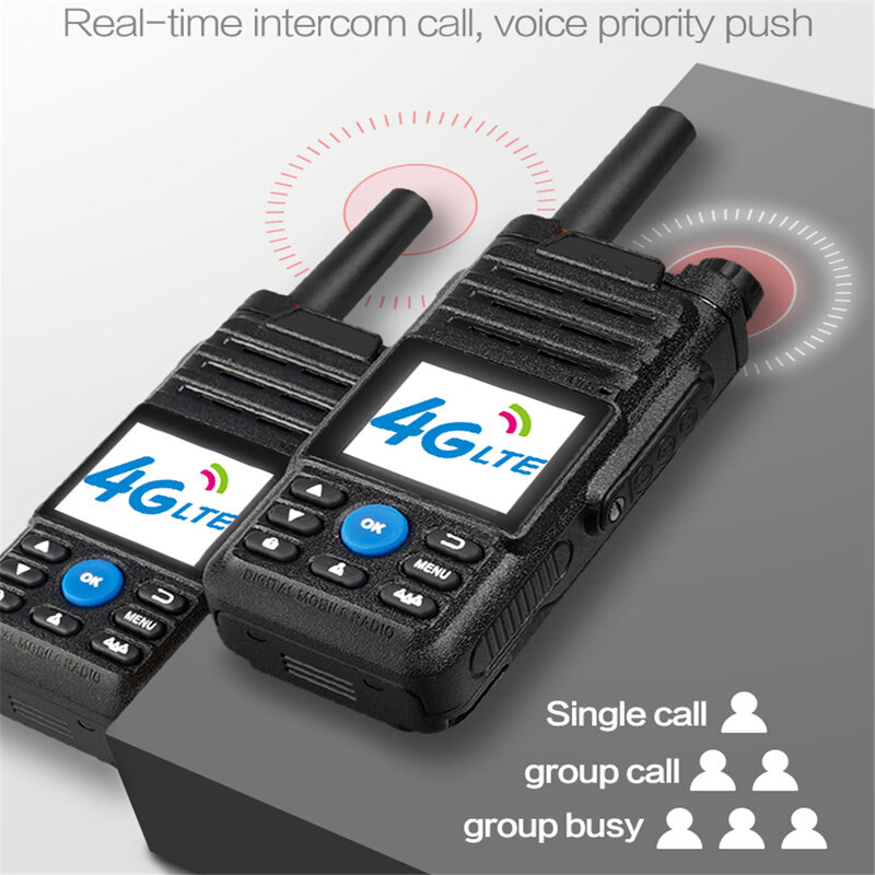 New POC Radio Real Ptt Zello Walkie Talkie 100 Km amatorski Android dwukierunkowa sieć wędkarska Transceiver domofon