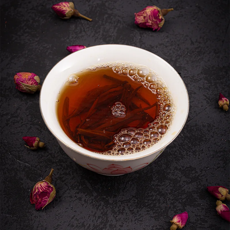 Czerwona herbata "Da Jin Zhen" (duże złote igła) 2022, wyższa kategoria, 100g