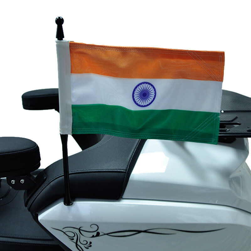 For Honda Motorcycle Gold Wing GL1800 Motorcycle Flag Group India Flagpole Kit Trunk tools Bracket  Flagpole Moto Tour-Panical
