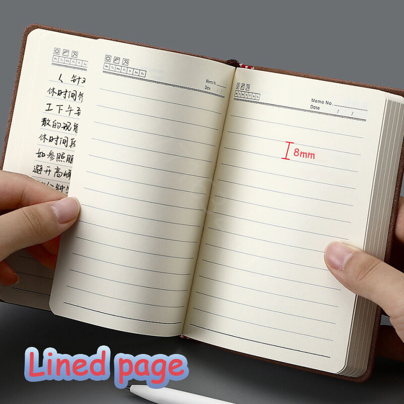 Cuadernos A6 360P forrados/páginas en blanco, planificador diario, Bloc de notas, papelería para oficina, suministros escolares, Agenda de bocetos, 2024