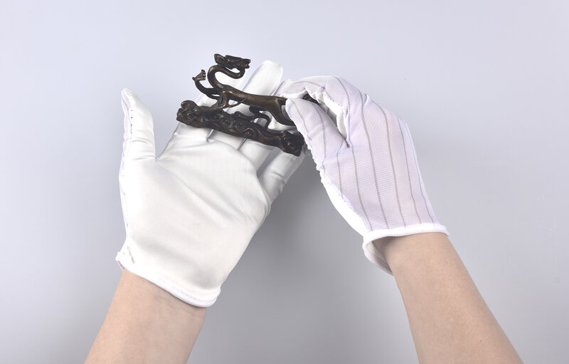 Dust -free cloth static gloves suitable for watch jewelry mobile phone products to remove sweat and prevent dust