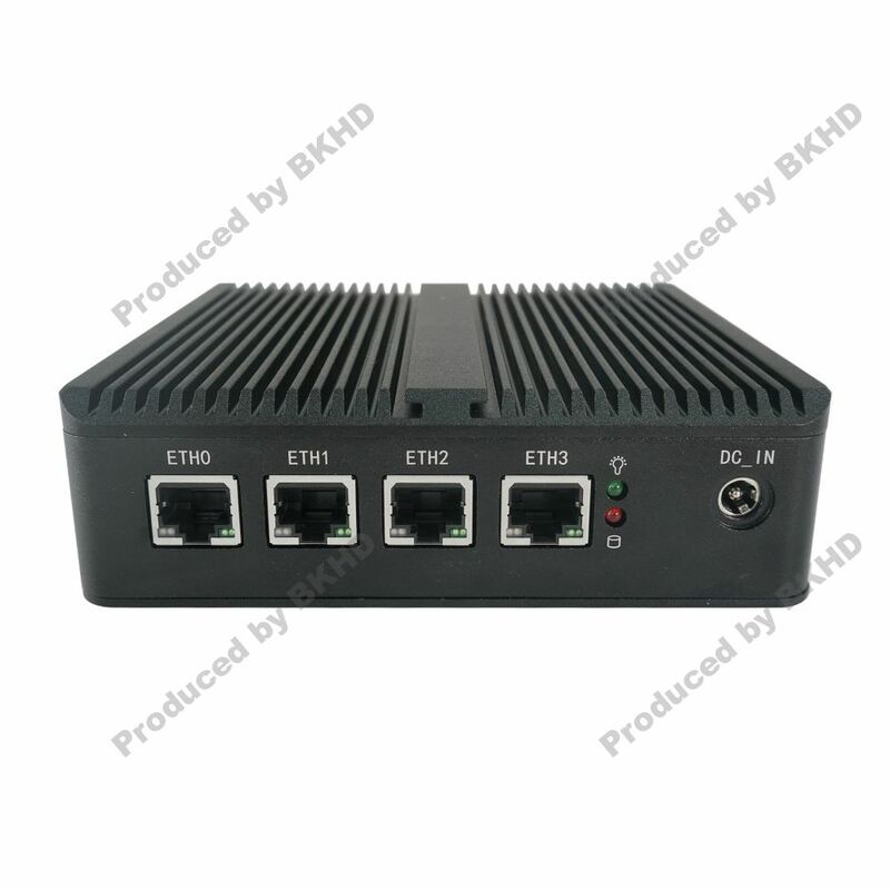 BKHD 2023 Mini PC Soft Router Firewall VPN G30M 4 LAN 2.5G Intel Alder Lake-N N100 Quad Cores Pfsense OPNsense DP HD MI NVMe