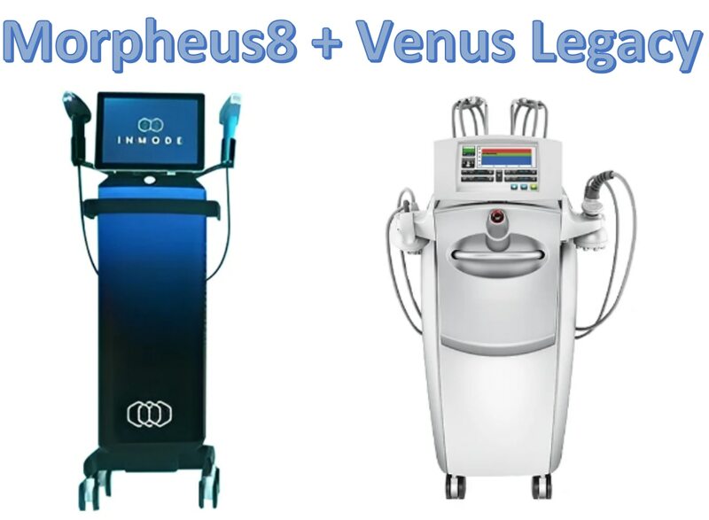 Venus Legacy + 2in 1 Morpheus 8, DHL Shipping Desconto à venda