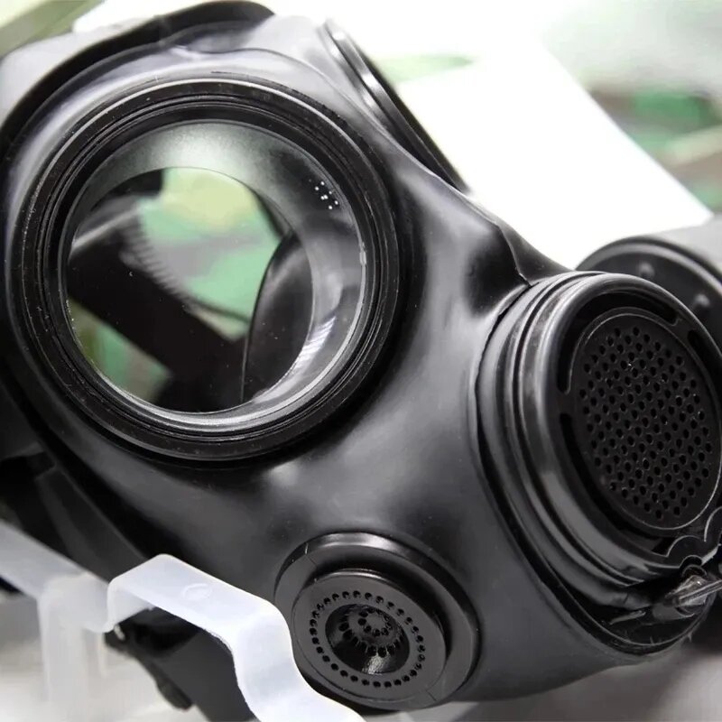 Anti-Químico Poluição Nuclear Máscara Facial Completa, Máscara de Gás Mutável, Tipo MFJ08, CS Respiratório, Novo, Tipo 08