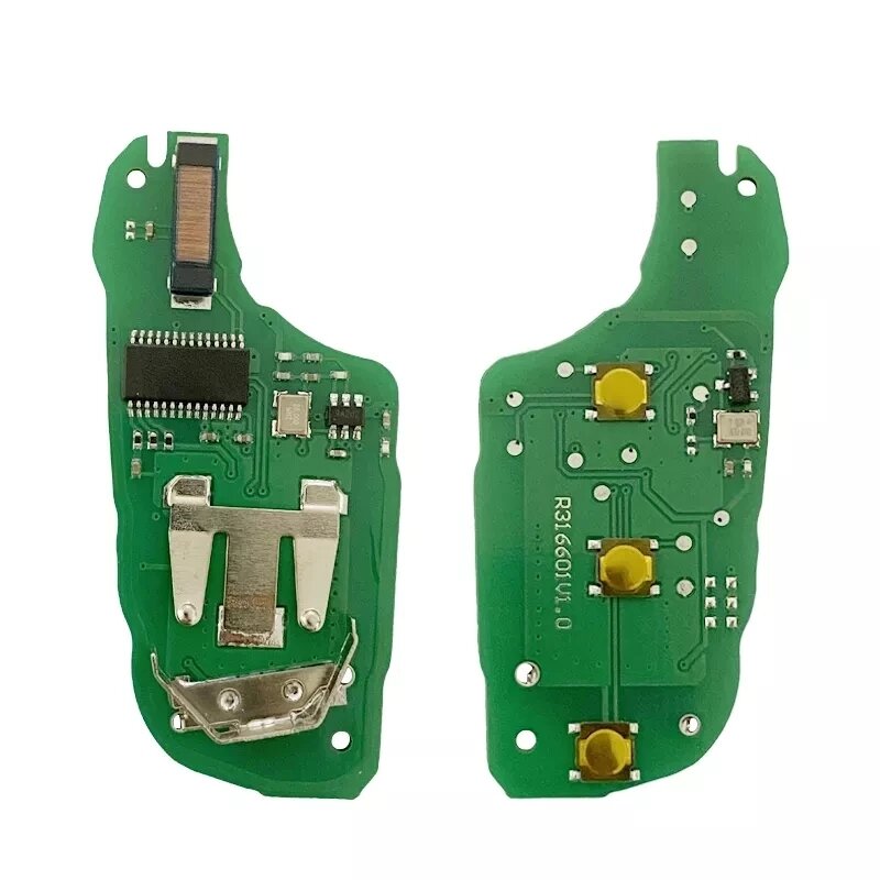 Раскладной дистанционный ключ-брелок 433 МГц 4A чип для P-eugeot Partner 508 308 Эксперт для Citroen Dispatch C3 C4 Cactus для Opel для Vauxhall