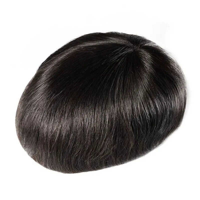 Männer Toupet Mann Perücke Feine Mono Langlebig herren Kapillare Prothese Natürliche Haarteil Prothetische Haar Männlichen Perücke Menschliches Haar System einheit