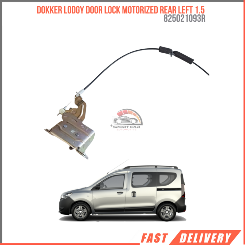 Dokker LODGY Door Lock, Modificado traseiro esquerdo 1,5 825021093R, instalação durável e durável