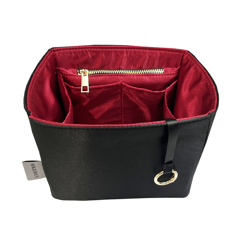 Für Picotin 18 22 26 Einsatz Taschen Organizer Make-up Handtasche organisieren innere Geldbörse tragbare Basis Shaper Premium seidig (hand gefertigt)