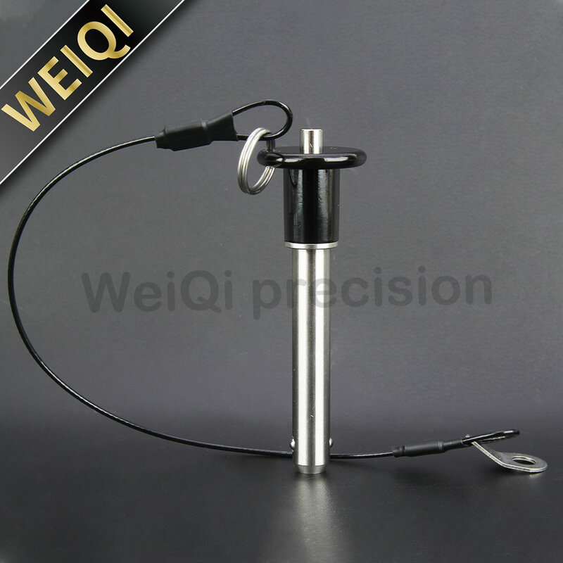 Factory Sale Large Stock Locating Pins SUS304 Stainless Steel Quick Release Ball Lock Pin With Rope