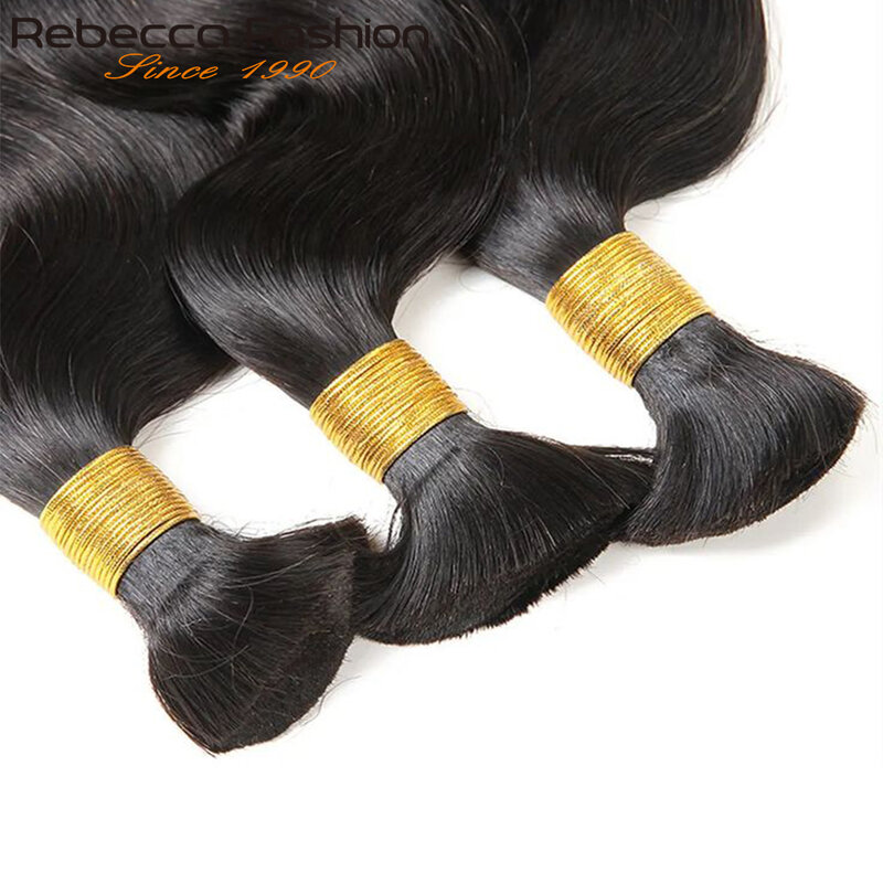 9A высококачественные волосы Remy, настоящие бразильские волосы для плетения, объемные волосы, человеческие волосы для плетения, прямые волосы, косы без уточных волос