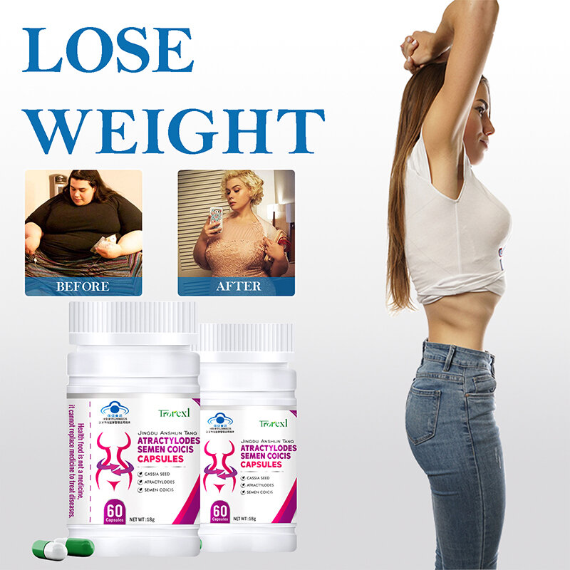60 stücke starke Fett verbrennung und Cellulite Gewichts verlust Pillen für einen schlanken Körper Produkt Entgiftung fördert die Darm motilität