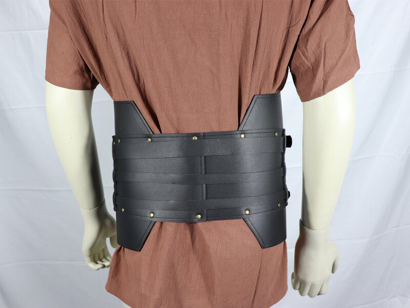 حزام عصر النهضة القرون الوسطى مع تصميم قابل للتعديل Steampunk الخصر زي ملحق فايكنغ فارس حزام العتيقة للرجال النساء