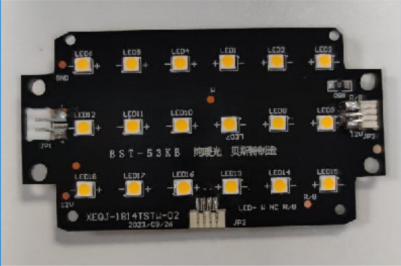 18 buah Array LED IR 20-50m 42mil papan PCB ukuran 90 pandangan malam inframerah 850nm untuk CCTV keamanan casing kamera peluru tahan air