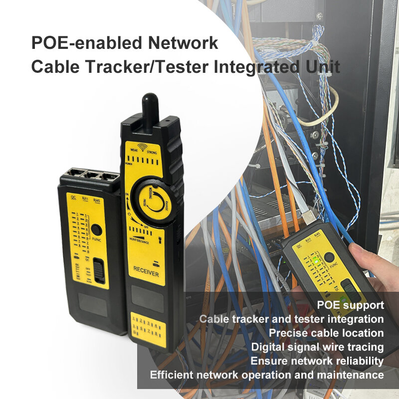 Alta Precisão Rede Cable Tracer, Rede Cabo Tracker, Sinal Digital, RJ11, RJ45 Wire Tracing