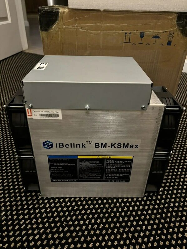 iBeLink BM-KS Max 10.5T Miner KASPA ASIC Mining KHeavyHash Algorithm