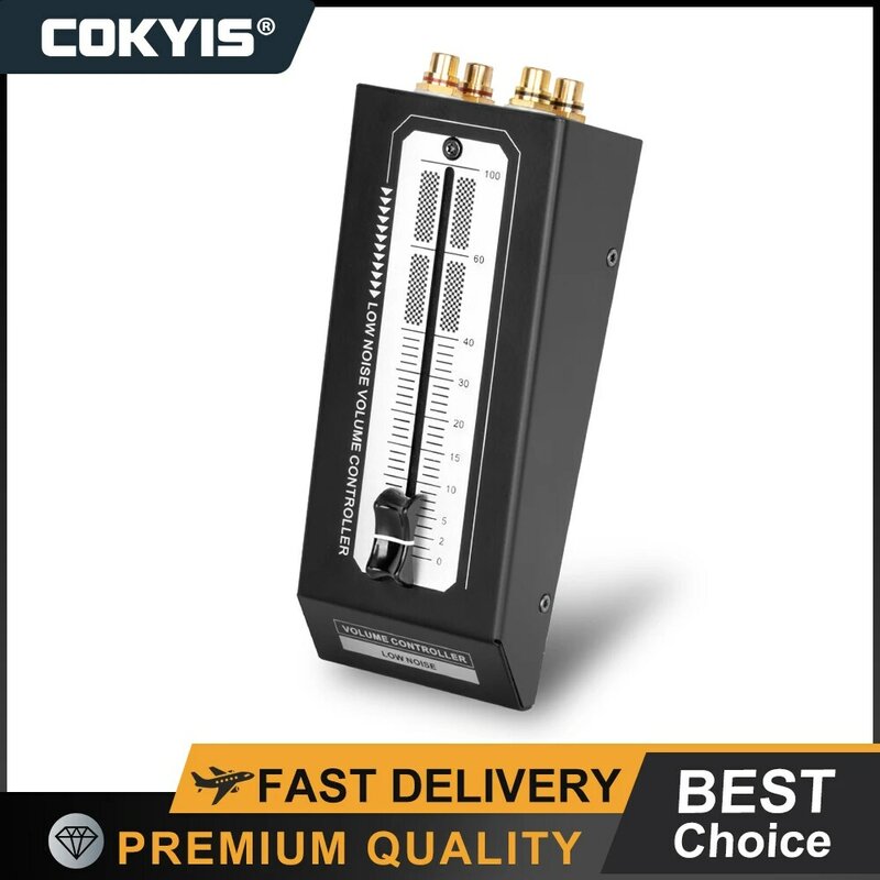 COKYIS Volume Controller High Precision HIFI Passive Preamplifier Volume Control HiFi Amplifier for Audio Amplifier