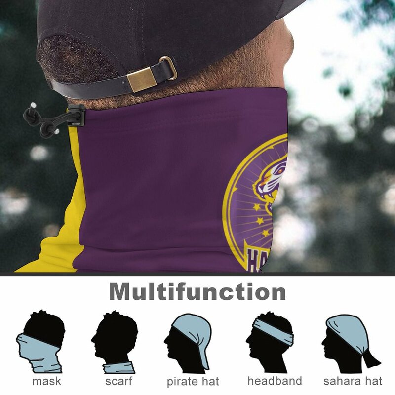 Hapoel Holon BC Face Mask Seamless Turban Headwear Neck Warm Outdoor Multifunctional