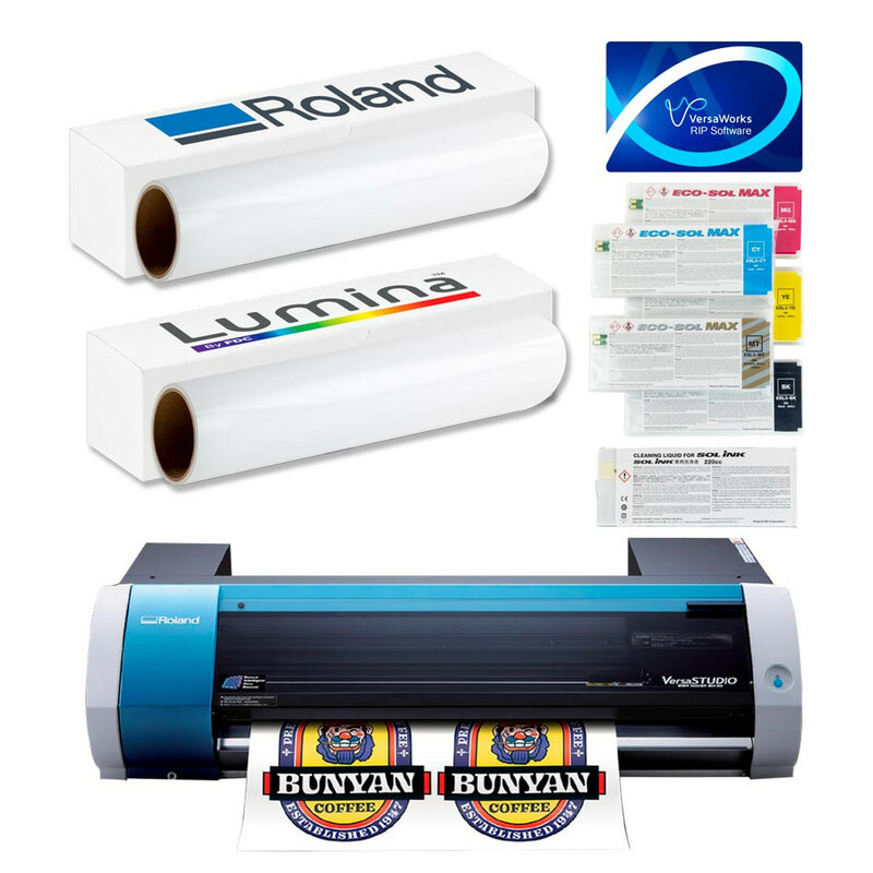 BRAND NEW  VersaSTUDIO BN2-20A Printer/Cutter With CMYK Ink Bundle.