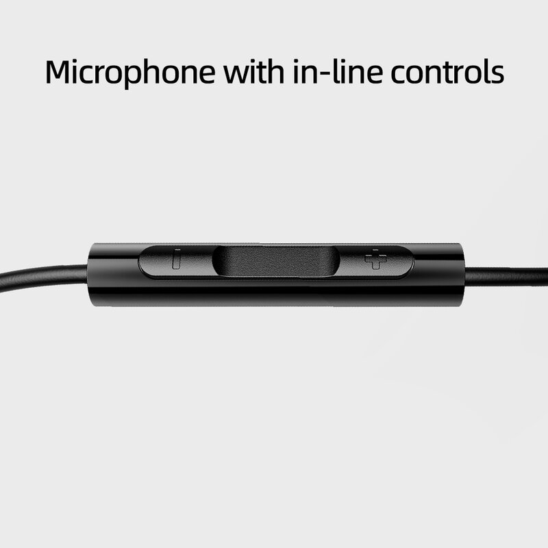 FiiO-Écouteurs filaires FF1 avec microphone dynamique HD, écouteur basse, musique HIFI, jeux, réunion, vidéo, 3.5mm, 14.2mm