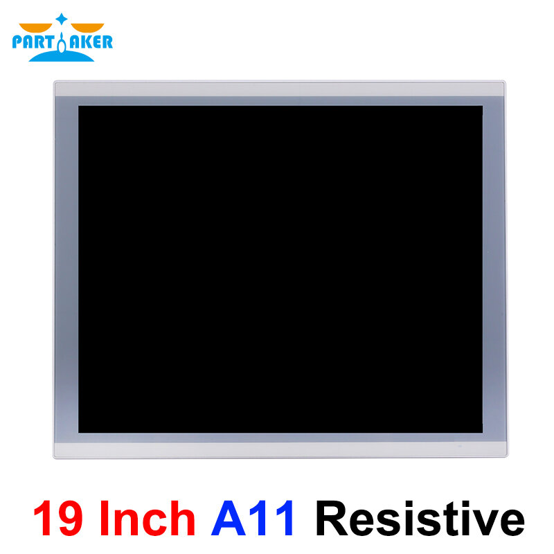 Mini tableta Industrial integrada de 19 pulgadas con pantalla táctil resistiva, PC todo en uno con J1900 J6412 Core i3 i5 Win 10