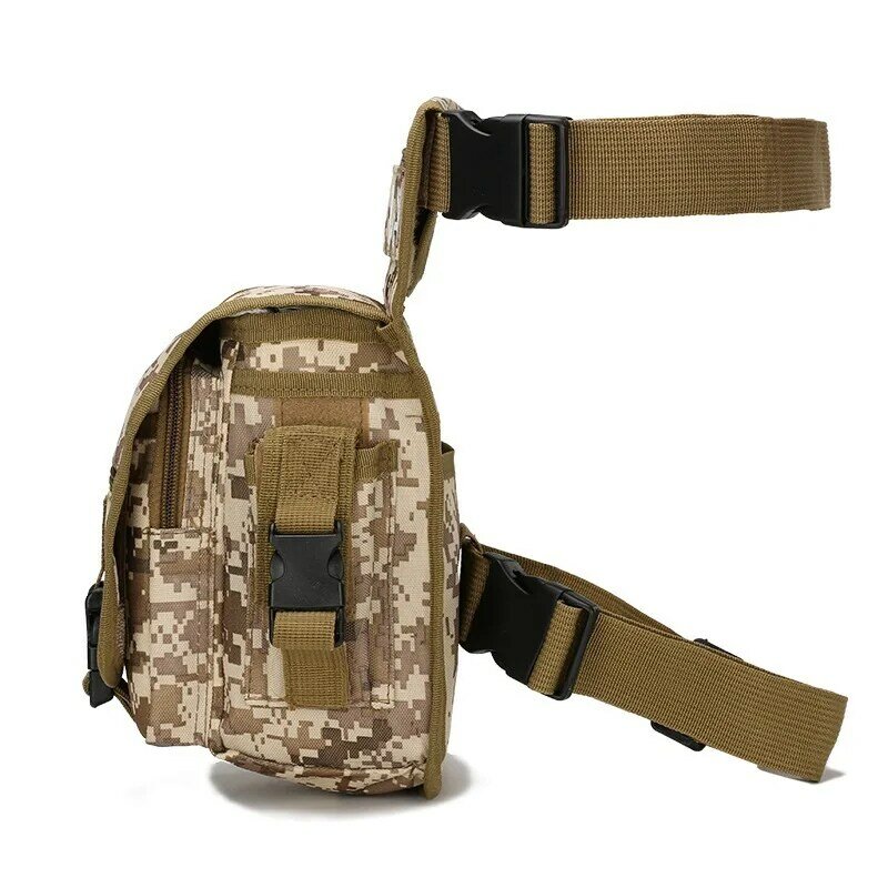 Camouflage Tactical Holster Connecting Waist Belt And Legs