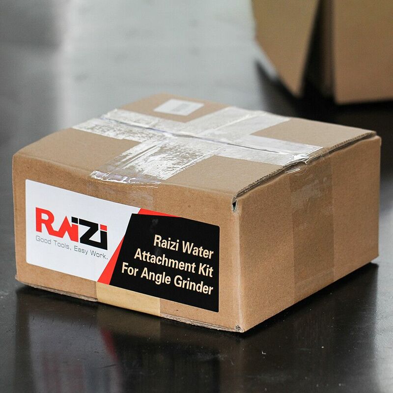 Raizi-amoladora angular Universal, accesorio de agua para máquina de corte, corte en húmedo, removedor de polvo, PULVERIZADOR DE AGUA, 1 Juego