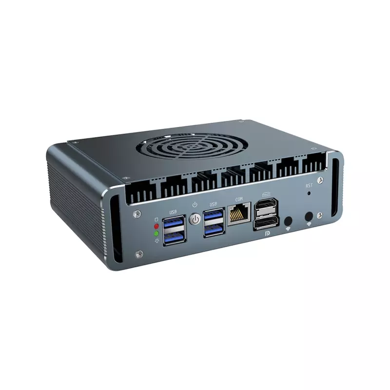 Mini PC Firewall Appliance, Auto Power-on, Wi-Fi, PC, Intel i7-1265U, i5-1245U, i3-1215U, Micro Router, RJ45 COM, 2,5 GHz, 6 LAN Port