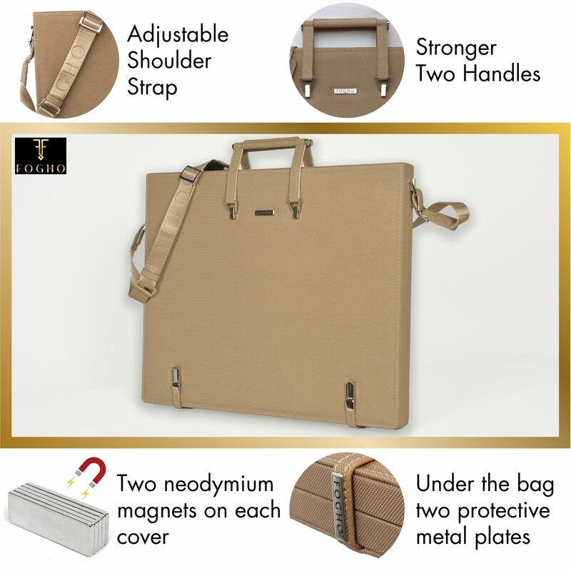 Кожаное портфель A2, кожаное портфель, подарки для художников, портфель, кожаная папка, портфель для художников, искусственная сумка