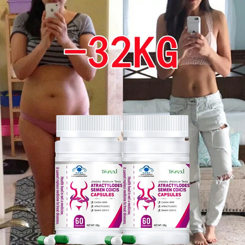 60pcs Powerful Fat Burning and Cellulite Weight Loss Pills for a Lean Physique Product Detoxification Promotes Bowel Motility
