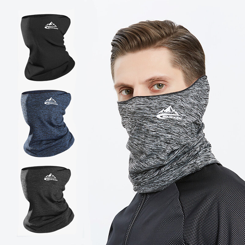 Scaldacollo invernale antivento scaldacollo da uomo sciarpa per il viso passamontagna in pile maschera da sci moto ciclismo campeggio escursionismo sciarpe