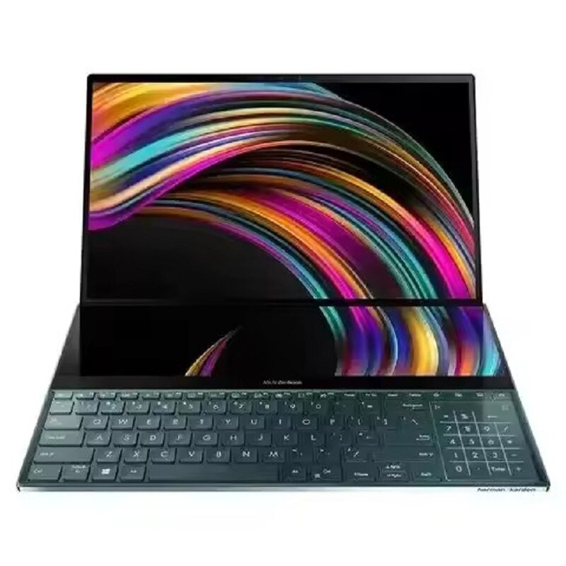 Baru datang 2024 Pro Duo UX581 Laptop 15.6 4K UHD nano-edge tampilan sentuh Core i9-10980HK 32GB RAM 1T