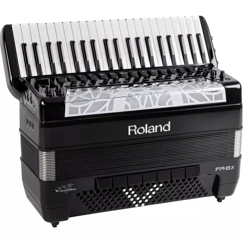 ORIGINAL BEST EVER AUTHENTIC NEW RolandS V-Accordion FR-8X Noir accordéon